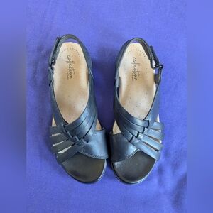 Clarks Loomis Cassey Women's Black Sandals